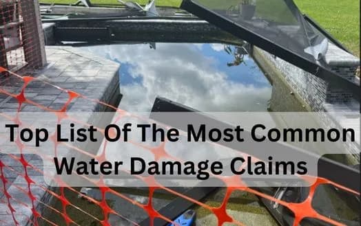 Top List Of The Most Common Water Damage Claims - Top Insurance Claim Based On Water Damage Statistics