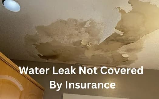 Water Leak Not Covered By Insurance - Do This Now For Homeowners Insurance Cover Water Damage