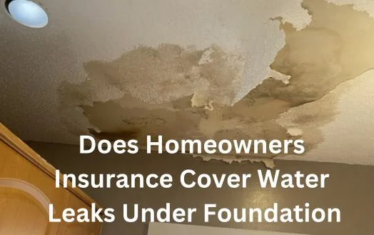 Does Homeowners Insurance Cover Water Leaks Under Foundation | Dolphin
